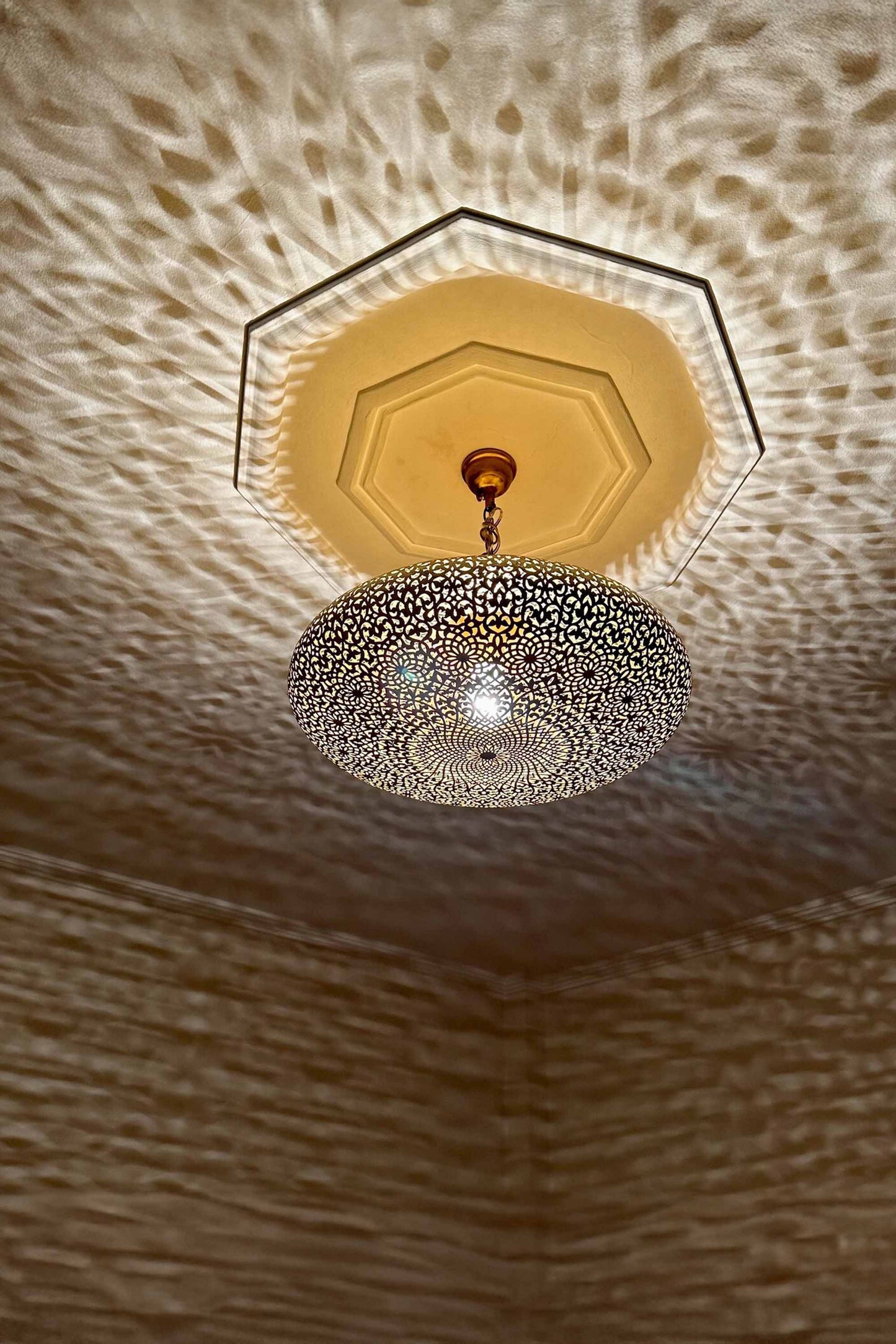 Moroccan Brass Chandelier Light- Custom Pendant Light