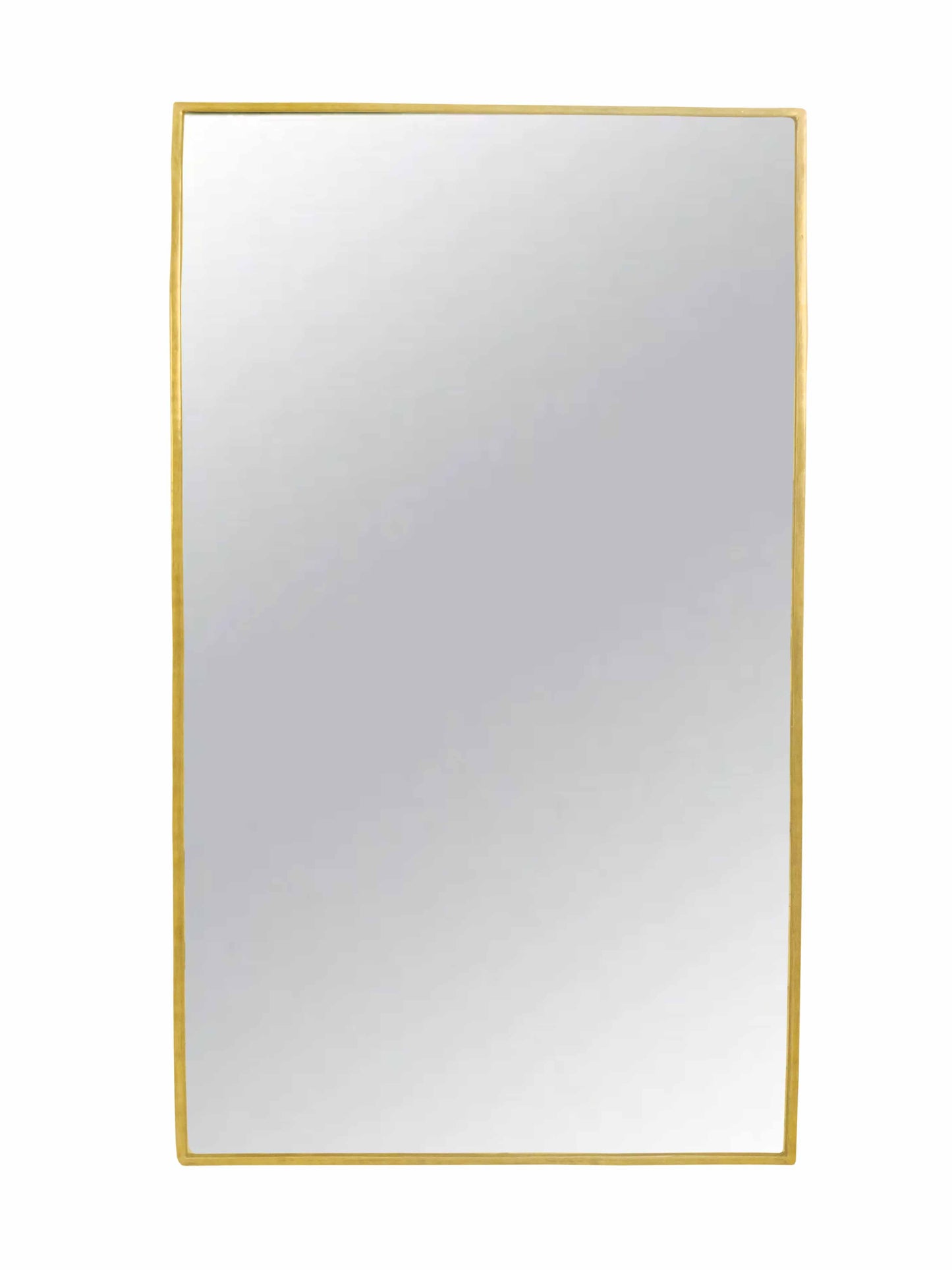 Rectangular Wall Mirror , Antique Brass Mirror