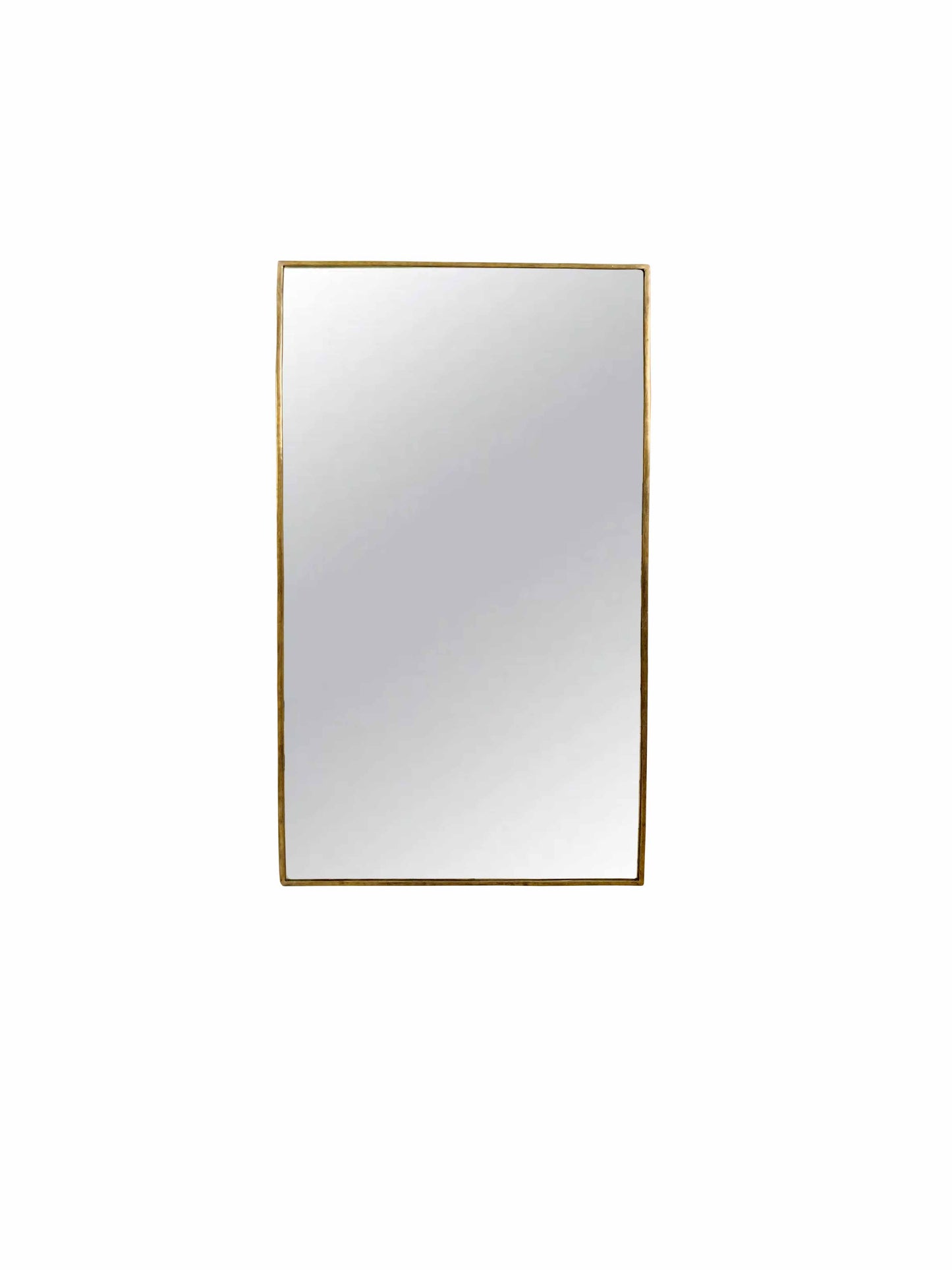 Rectangular Wall Mirror , Antique Brass Mirror