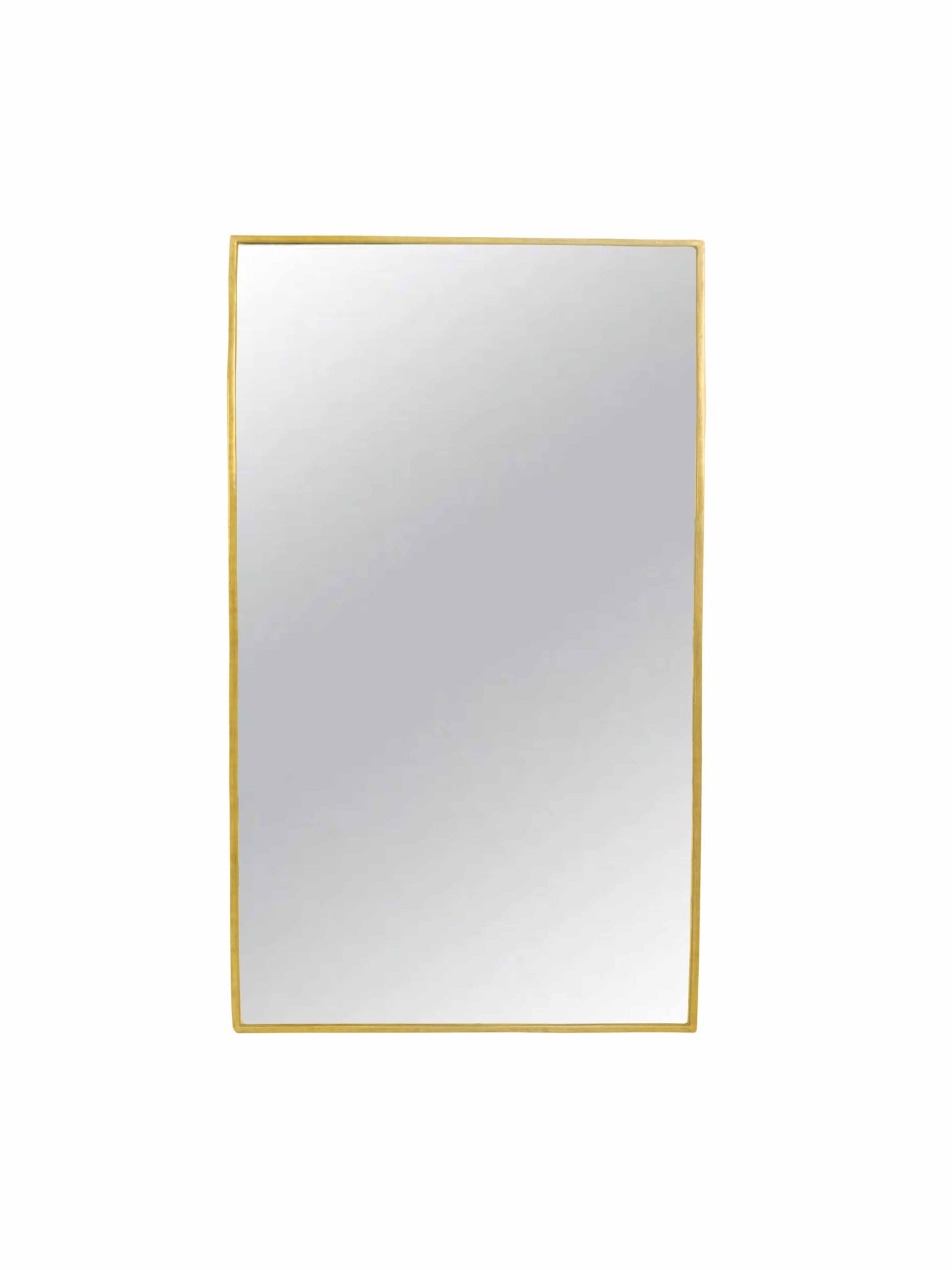 Rectangular Wall Mirror , Antique Brass Mirror