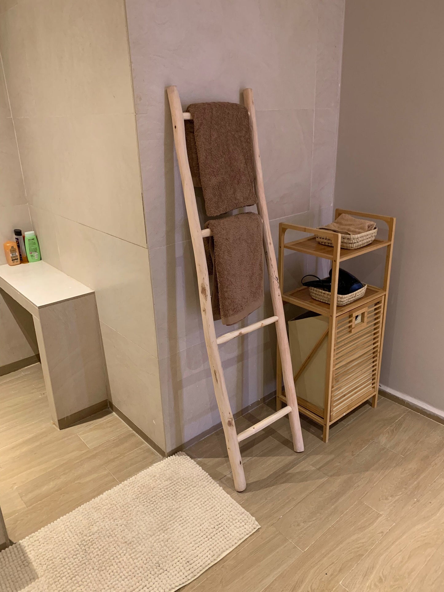 Wooden Towel and Blanket Ladder