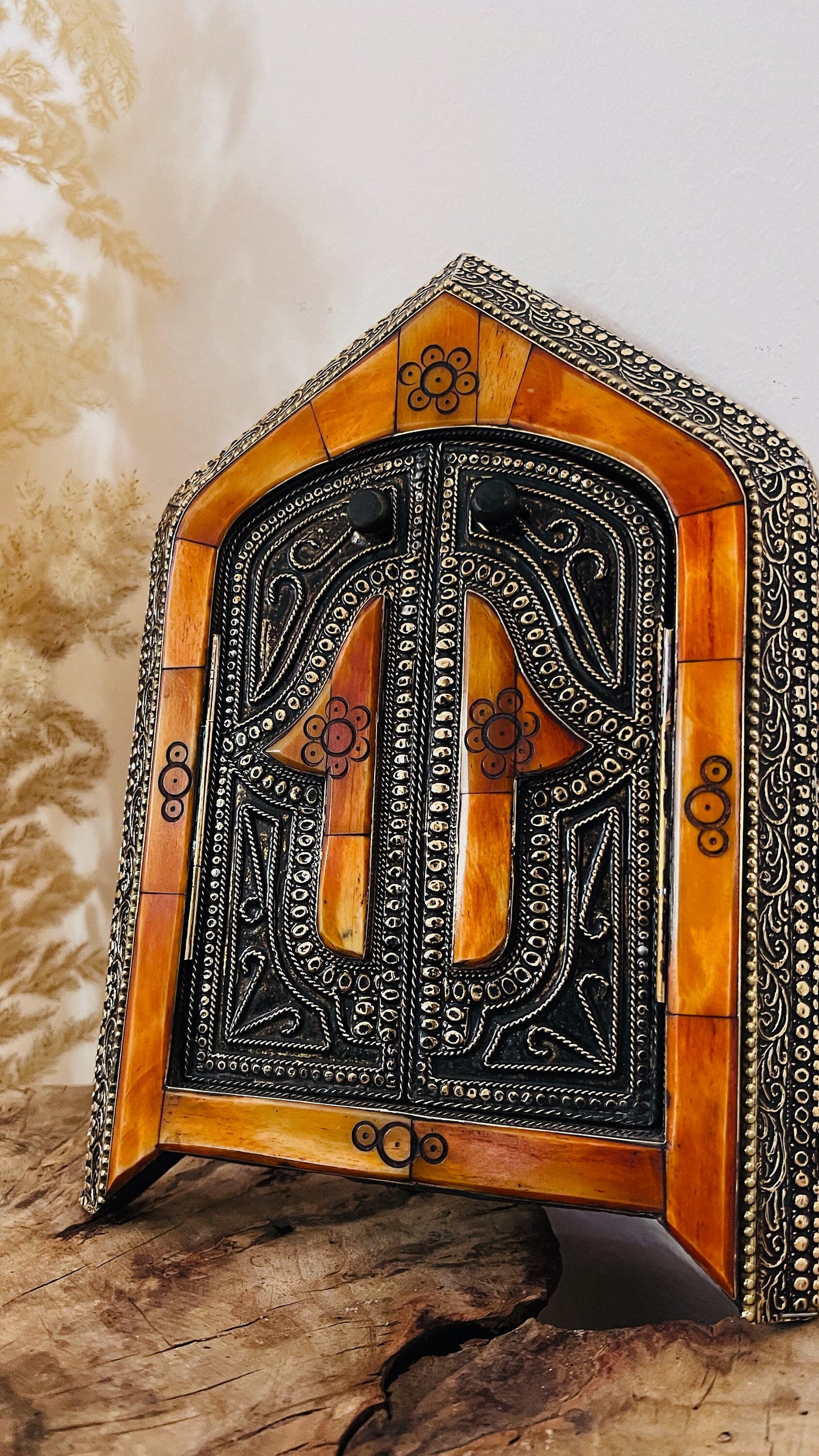 Handmade Moroccan Mirror - Bone Inlay Wall Decor  Xmas Gift