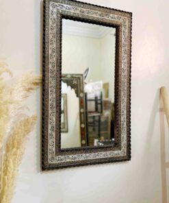 Moroccan Vintage Mirror, Handmade Mirror, Hand Engraved Mirror, Wall Mirror, Lux Mirror, Living room Mirror, Wall decor, Hall Mirror, 39