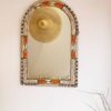 Vintage Bone Moroccan Mirror, Arch Mirror, Wall Mirror Decor, Handmade Mirror, Large Mirror, Floor Mirror, Antique Mirror