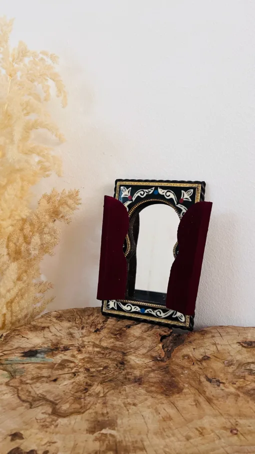 Moroccan Mirror, Bone inlay Mirror