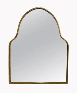 Antique Brass Mirror, Arch Mirror.