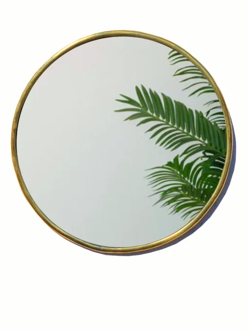 Gold Mirror, Circular Mirror.