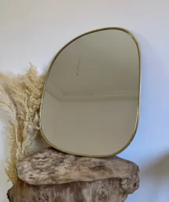 Asymmetrical , Irregular, Handmade Mirror