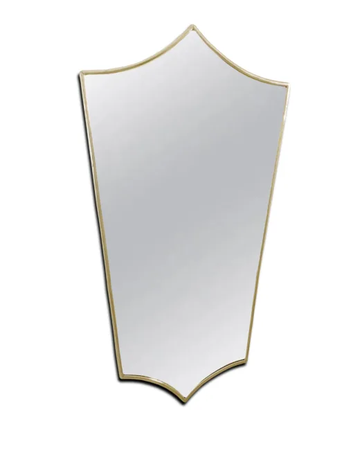 Italian Brass Frame Wall Mirror, Gold Frame Mirrors.